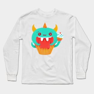 Cupcake Monster Long Sleeve T-Shirt